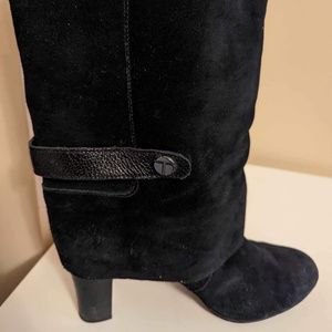 TAHARI Harper Black Suede Boot